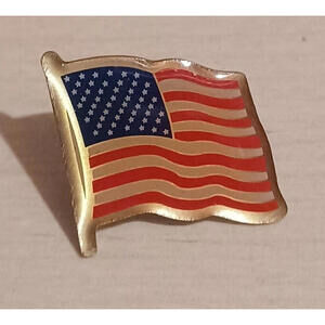 Miniature United States American Flag Patriotic Lapel Pin